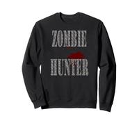 Divertente Halloween Horror Apocalisse Sopravvissuto Zombie Hunter Felpa
