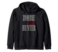 Divertente Halloween Horror Apocalisse Sopravvissuto Zombie Hunter Felpa con Cappuccio
