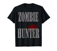 Divertente Halloween Horror Apocalisse Sopravvissuto Zombie Hunter Maglietta