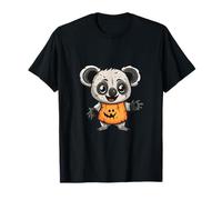 Divertente Halloween Koala Zombie Fumetto Maglietta