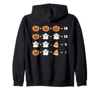 Divertente Halloween Matematica Insegnante Ordine delle Operazioni Quiz spettrale Felpa con Cappuccio