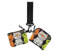 Divertente Halloween mostri Gatti Zucca Mummia Zombie Cat Lovers Donna
