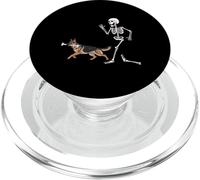 Divertente Halloween Pastore Tedesco e Scheletro PopSockets PopGrip per MagSafe