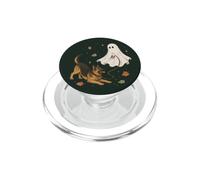 Divertente Halloween Pastore Tedesco Fantasma Cane PopSockets PopGrip per MagSafe
