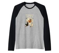 Divertente Halloween Polli Strega Scopa Stasera We Fly Maglia con Maniche Raglan