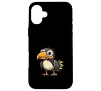 Divertente Halloween Tucano Zombie Fumetto Custodia per iPhone 16 Plus