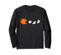 Divertente Halloween - Zucca Mangiare Fantasmi - Videogioco Maglia a Manica