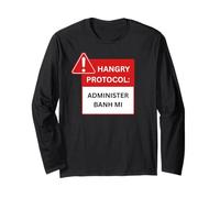 Divertente Hangry Protocollo Amministrare Banh Mi Vietnamita Sandwich Maglia a Manica
