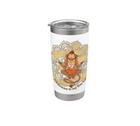 Divertente Hanuman è il mio Om Boy Dio indù e divina vanara Bicchiere termico in acciaio inox doppia parete
