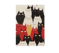 Divertente Himalayan Cats Red preghiera bandiere all'aperto all'aperto bandiere & banner per la decorazione esterna 28x40 double sided