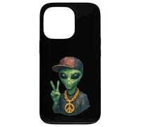 Divertente Hip Hop Alieno Geometrico Basso Poly Fantascienza Custodia per iPhone 13 Pro