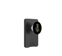 Divertente Hip Hop Alieno Geometrico Basso Poly Fantascienza PopSockets PopWallet per MagSafe