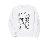Divertente Hip Hop Pace Bunny Coniglietto Coniglio Pasqua Felpa