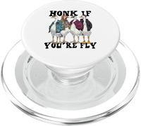 Divertente Honk If You're Fly Goose Streetwear Art PopSockets PopGrip per MagSafe