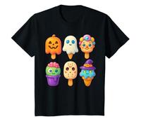 Divertente Horror Ice Cream Pops Summerween Halloween 3D Candy Maglietta