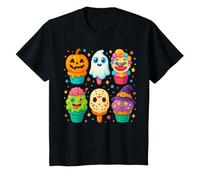 Divertente Horror Ice Cream Pops Summerween Halloween Candy Bambini Maglietta