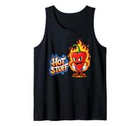 Divertente Hot Stuff Chili Pepper Cartoon Canotta