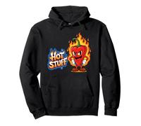 Divertente Hot Stuff Chili Pepper Cartoon Felpa con Cappuccio