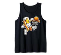 Divertente Hotdog Basket Dunk Sport Corte Atletica Arte Canotta