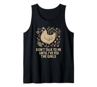 Divertente humor di Chicken Keeper Feed The Girls Farm Canotta