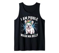 Divertente I Am Pibble Wash Ma Belly Appassionati di Tecnica Canotta