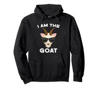 Divertente I Am The Goat Felpa con Cappuccio