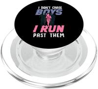 Divertente I Dont Chase Boys XC Cross Country Running Regalo Donna PopSockets PopGrip per MagSafe