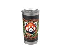 Divertente I Love Red Pandas e Ramen e forse poche persone Bicchiere termico in acciaio inox doppia parete