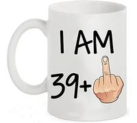 Divertente idea regalo per il 40° compleanno, tazza da caffè da 311.8 ml, per uomini e donne che girano i 40 anni come una tazza di festa di compleanno, papà, insegnante o chiunque
