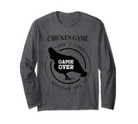 Divertente il gioco del pollo non guardare questo pollo Maglia a Manica