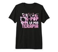 Divertente Il K-Pop È La Mia Terapia Corea Maglietta Premium