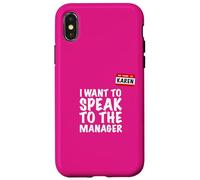 Divertente Il mio nome è Karen parlare con il manager Custodia per iPhone X/XS