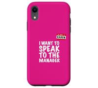 Divertente Il mio nome è Karen parlare con il manager Custodia per iPhone XR