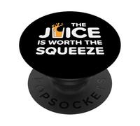 Divertente il succo vale la pena spremere la dieta sana del succo PopSockets PopGrip Adesivo