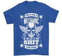 Divertente Im A Meccanico No Abituato Fermaglio Per Gratuito Uomo T-Shirt 100%