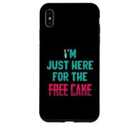 Divertente - I'm Just Here For The Free Cake - Scherzi di compleanno Custodia per iPhone XS Max