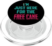 Divertente - I'm Just Here For The Free Cake - Scherzi di compleanno PopSockets PopGrip per MagSafe