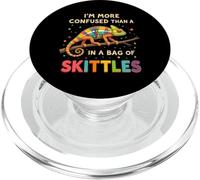 Divertente I'm More Confused Than A Chamelon In A Bag Of Skittles PopSockets PopGrip per MagSafe