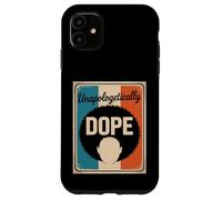 Divertente impenitente droga dicendo Afro Power Donne Uomini Custodia per iPhone 11