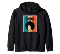 Divertente impenitente Droga dicendo Afro Power Donne Uomini Felpa con Cappuccio