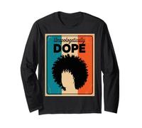 Divertente impenitente Droga dicendo Afro Power Donne Uomini Maglia a Manica