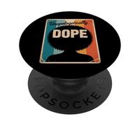 Divertente impenitente droga dicendo Afro Power Donne Uomini PopSockets PopGrip Adesivo