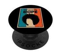 Divertente impenitente droga dicendo Afro Power Donne Uomini PopSockets PopGrip Adesivo