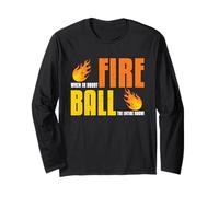 Divertente in Dubbio Fireball The Room Fireball Lovers Maglia a Manica