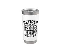 Divertente in pensione 2026 Non è il mio problema Più Pensione 2026 Bicchiere termico in acciaio inox doppia parete