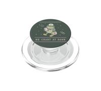 Divertente Infermiera Rana We Chart At Dawn Nursing Humor PopSockets PopGrip per MagSafe