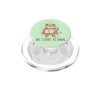 Divertente Infermiera Rana We Chart At Dawn Nursing Humor PopSockets PopGrip per MagSafe