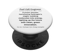 Divertente ingegnere delle celle a combustibile PopSockets PopGrip Adesivo