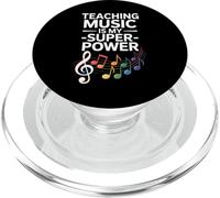 Divertente insegnamento della musica è il mio super potere dicendo PopSockets PopGrip per MagSafe