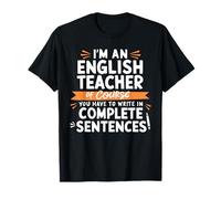 Divertente insegnante di inglese Sarcastico Detto Insegnante Insegnamento Maglietta